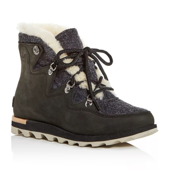 Sorel Shoes - Like new! Sorel Sneakchic Alpine Holiday Shearling Waterproof Cold-Weather Boots